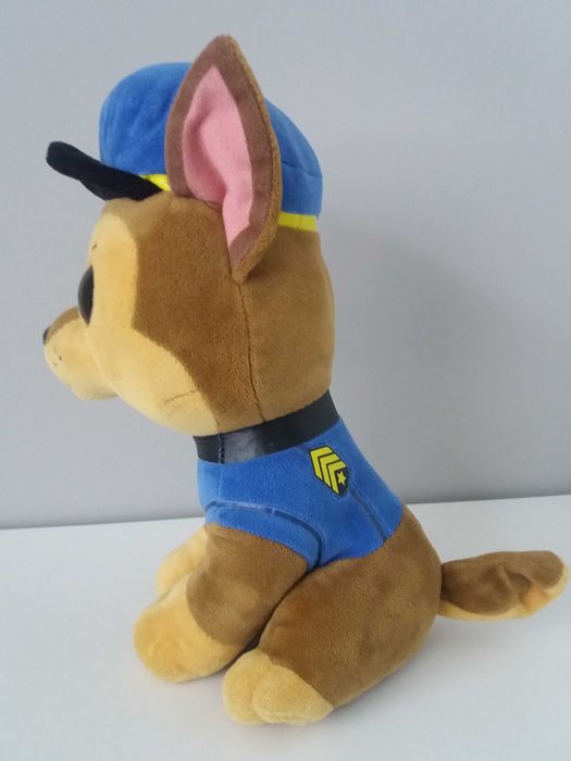 Pluszak duży Chase psi patrol 25cm oryginał jak NOWY brokatowe oczy