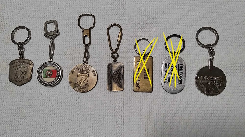 porta chaves antigos