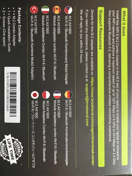 Adaptador de Bluetooth via Wi-Fi