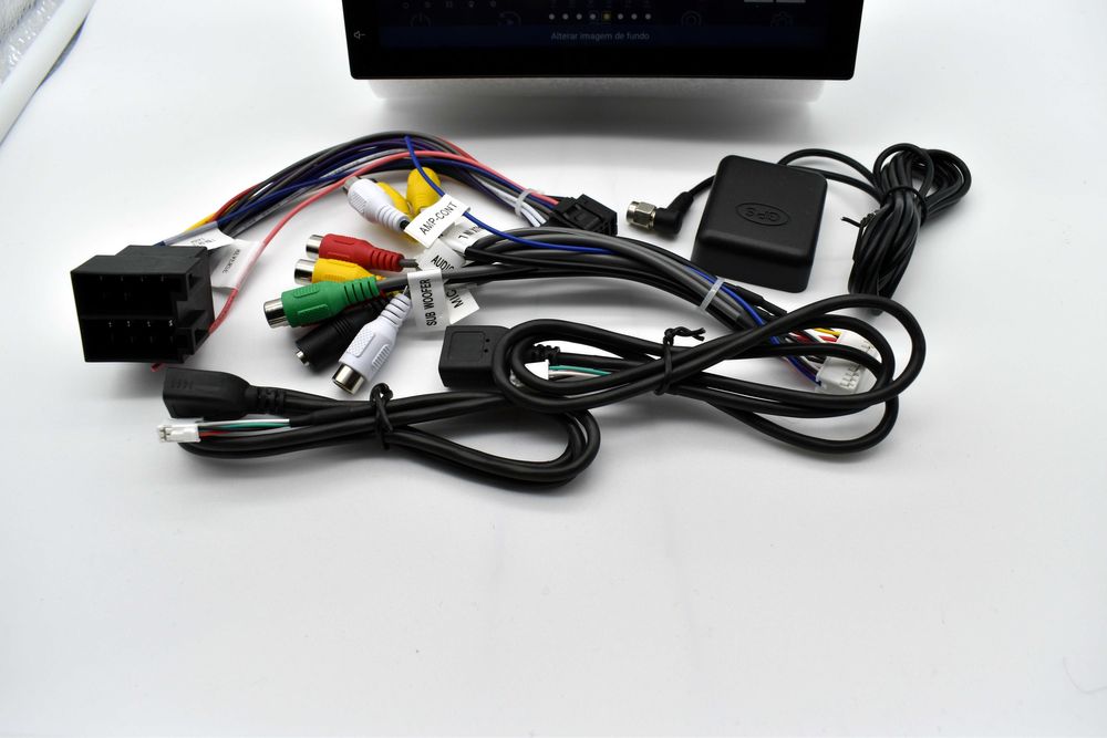 Auto Rádio Android de 1 DIN com 7 polegadas Android 13 GPS Carplay