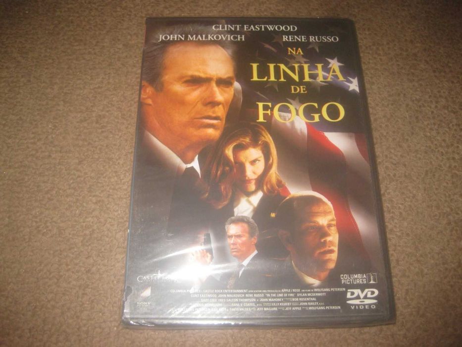 DVD "Na Linha de Fogo" com Clint Eastwood/Selado!