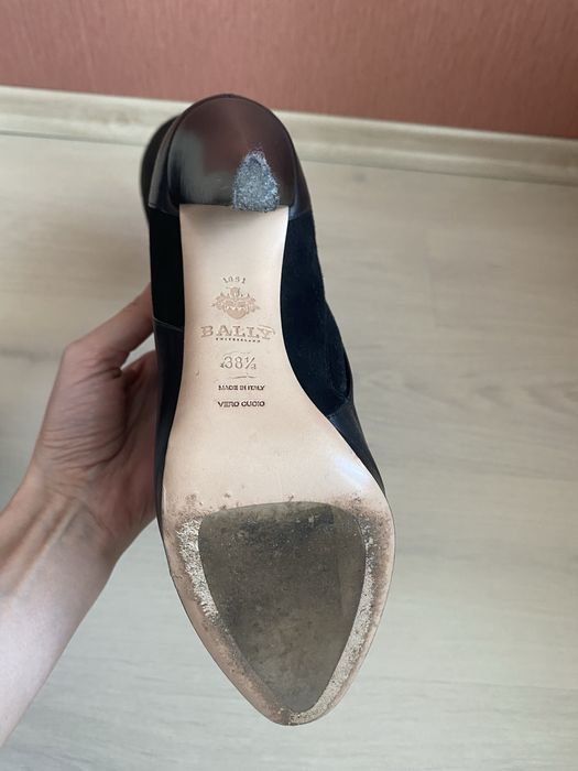 Чоботи жіночі шкіра/замша Bally