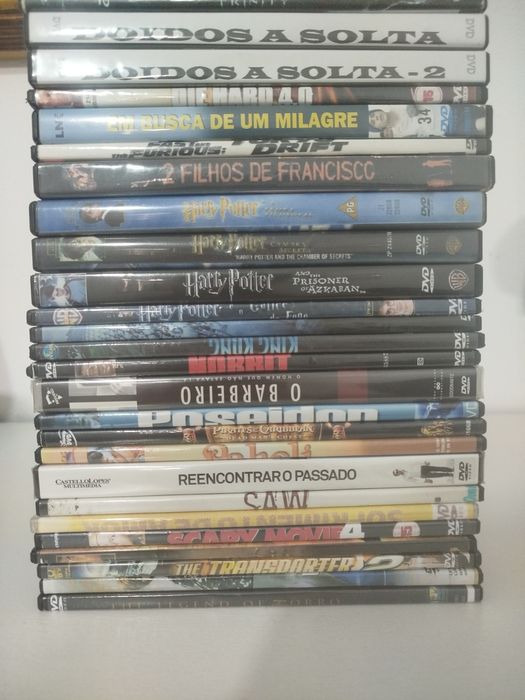 DVDs vários géneros de filmes