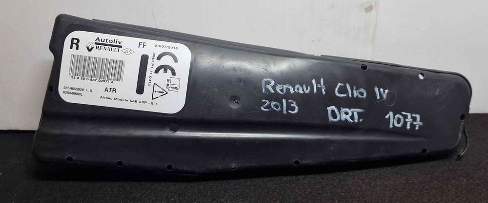 Airbag Banco Direito 985h05592r - RENAULT CLIO IV