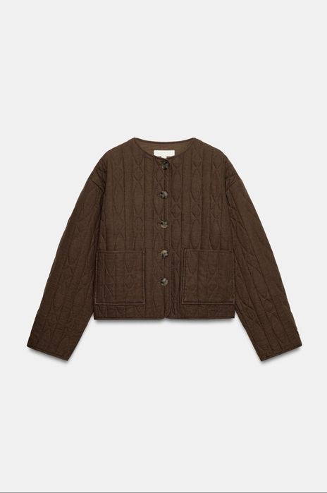 Курточка стьобана жакет Zara