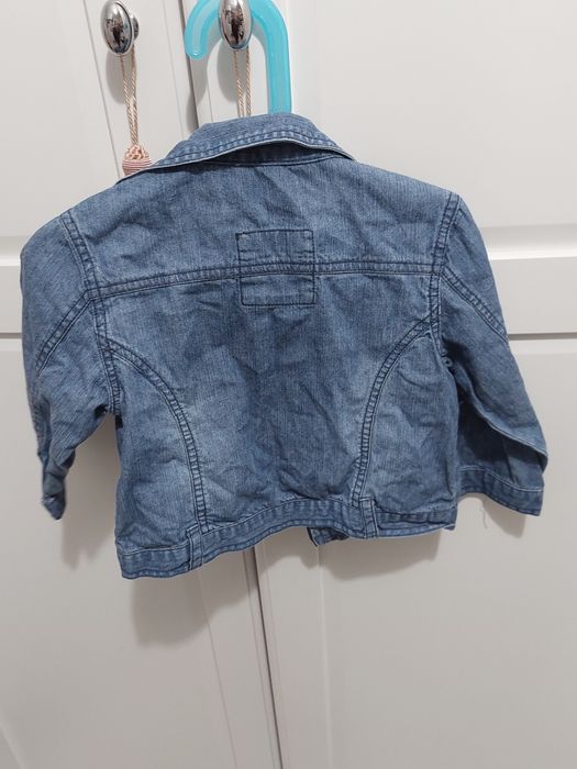 86/92 kurtka jeansowa chłopięca