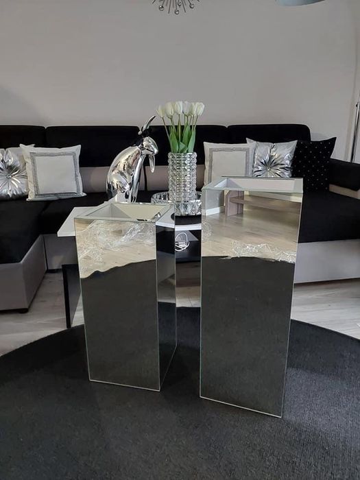 doniczka lustrzana glamour na wymiar cała Polska szkło labocel osłonka