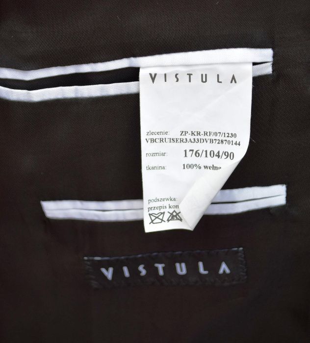 Garnitur VISTULA 176/104/90 100% wełna Za 15%