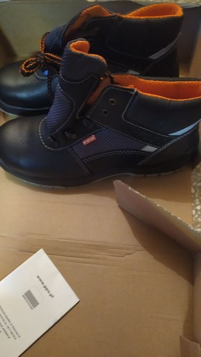 Nowe Buty Robocze PPO Strzelce Opolskie Rozmiar 45 Trzewiki BHP