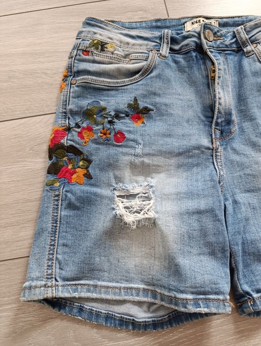 Spodenki jeansowe szorty damskie M