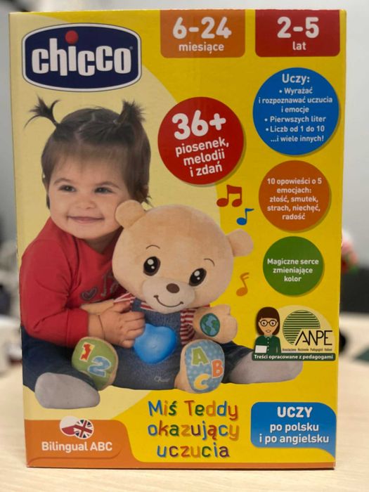 CHICCO Teddy miś okazujący uczucia