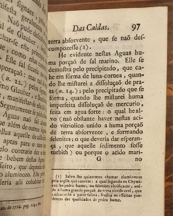 1. ª edição do Tratado Phyzico-Chymico-Medico
