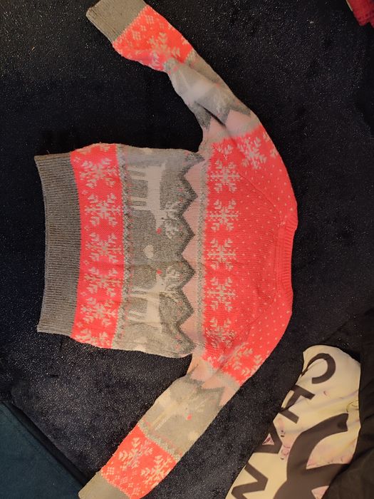 Sweterek świąteczny next 104