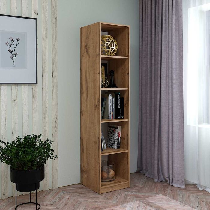 Стелаж Вікторія Білий, відкритий пенал,в спальню,для книжок,для речей