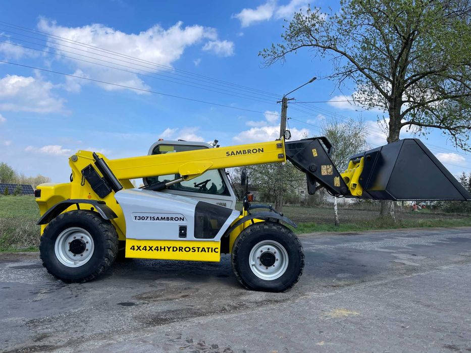 Ładowarka teleskopowa Sambron T3071*Perkins,Joystick,Zaczep*7 Metrów