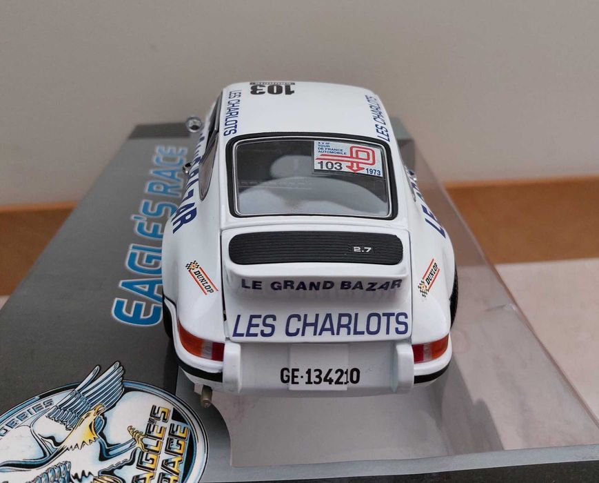 Miniatura Porsche 911 Carrera RSR 2.7 #103 de 1973 Eagle's Race 1:18