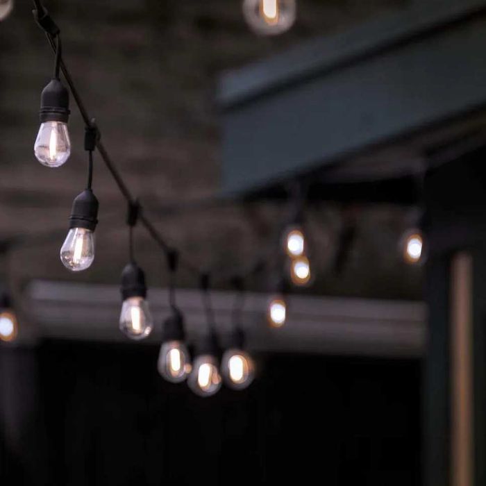 Girlanda ogrodowa solarna LEDLIGHT  lampki ogrodowe żarówki E27  20m
