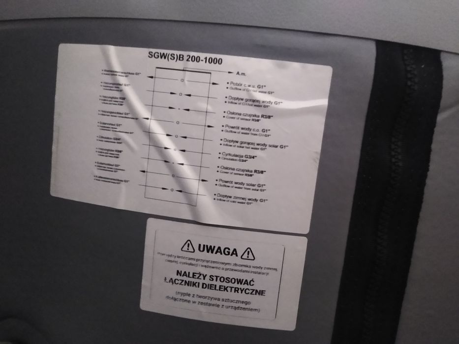 Sprzedam podgrzewacz wody typu SGW(S)