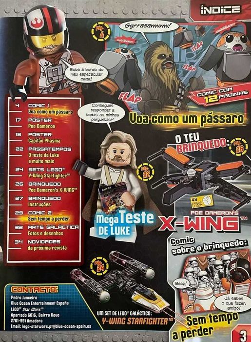 Revista Lego Star Wars Nº 41 – Março 2019 (sem mini figura e saqueta)