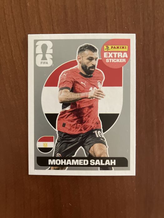 Mohamed Salah Extra Sticker Silver Panini Mundial 2026