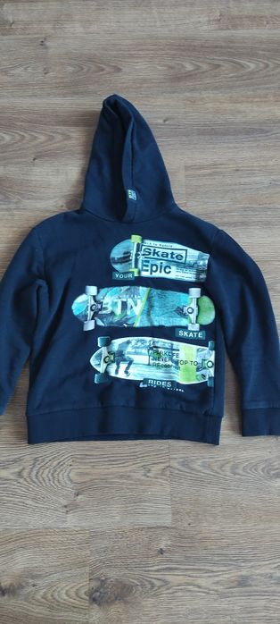 Bluza z kapturem C&A JAK NOWA 134-140