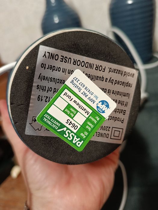 Настільні лампи кераміка