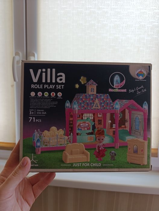 Ляльковий будиночок Villa role play set для красуні 3+ роки
