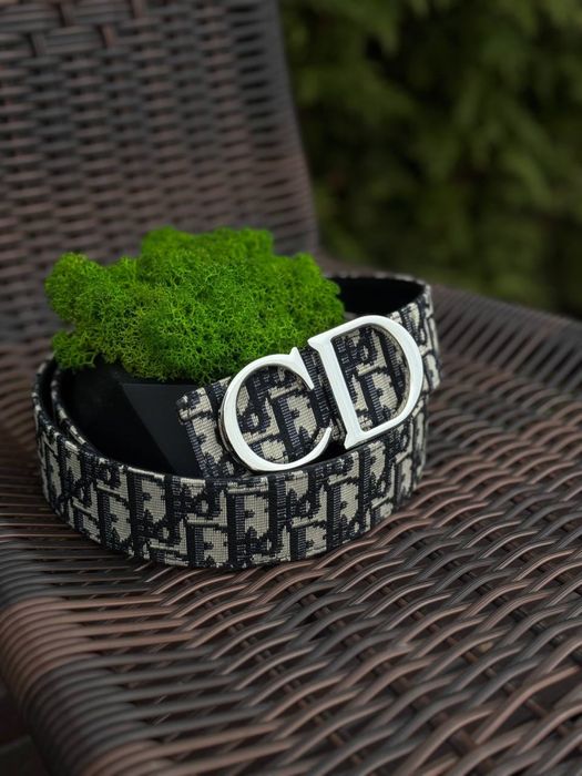 Ремінь Dior унісекс | стильний ремінь Діор | подарунковий комплект