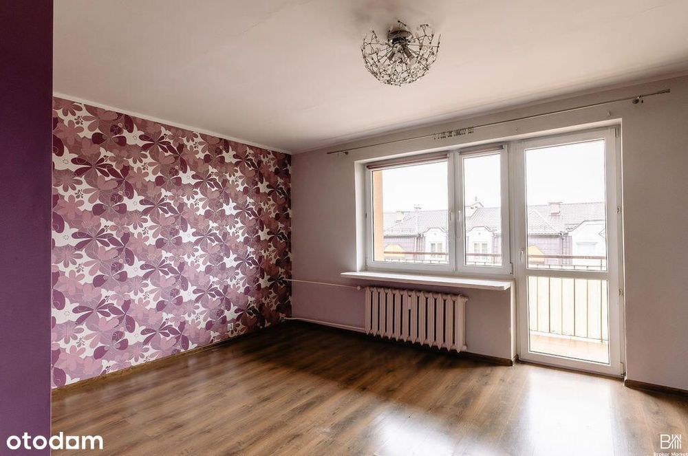 Mieszkanie 2-pokojowe z balkonem | 50,9 m² | blok SM |
