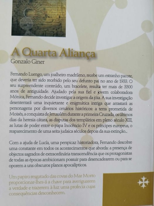 A quarta aliança, de Gonzalo Giner