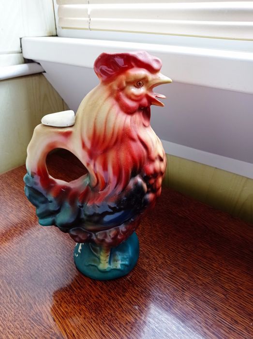 Декор посуд часів СССР 60-х років. Півник