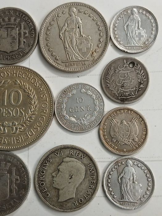 Moedas estrangeiras antigas