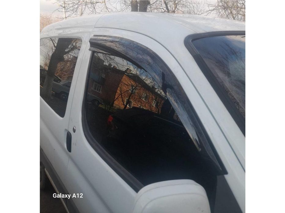 Citroen Berlingo 1996-2008 Вітровики Sunplex Sport (2 шт, чорні)