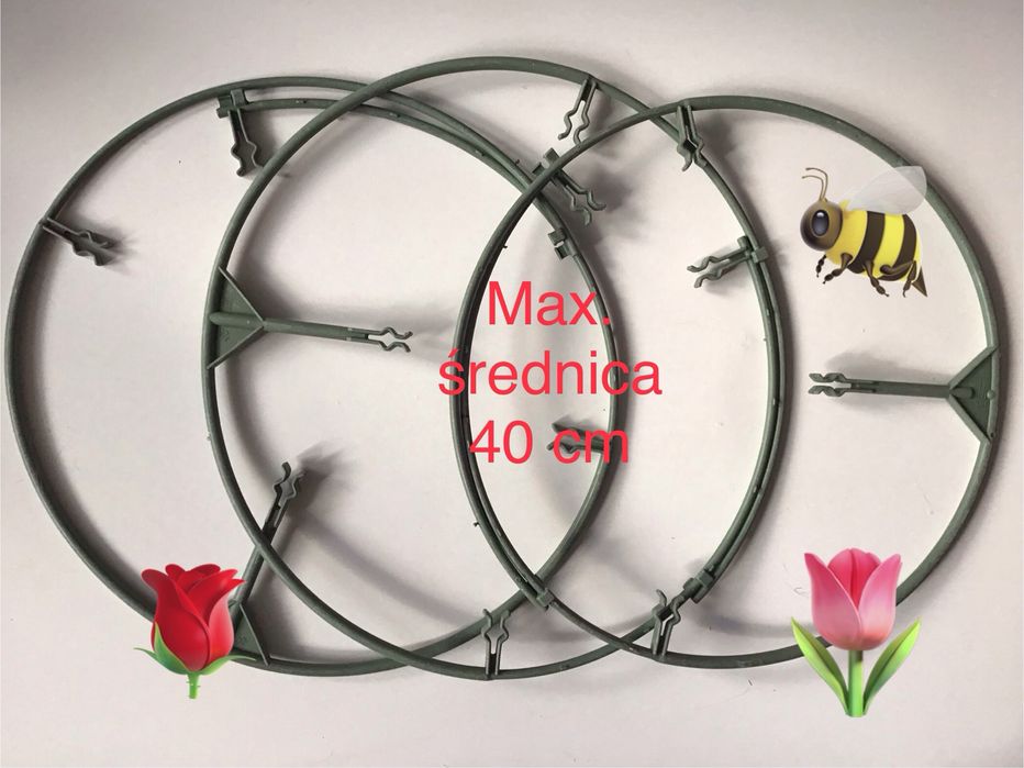 Obrączki do podtrzymywania roślin trzy sztuki. Nowe WWa