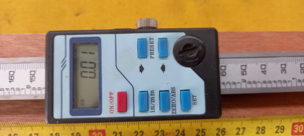 Leitura digital balança linear para fresadoras ou tornos 0-200 mm