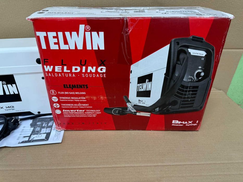 Telwin Bimax 140i Synergic Spawarka druciana do strumienia spawalnic