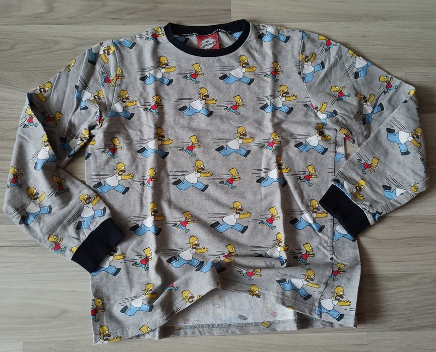Simpsons Simpsonowie Bart i Homer koszula z długim rękawem  158-164cm