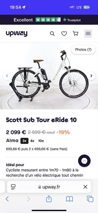 Електровелосипед Scott Sub Tour eRide 10