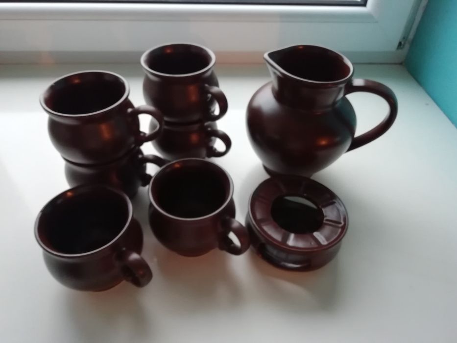 Zestaw prezentowy. Kamionkowy zestaw do grzanego wina dla 6 osób