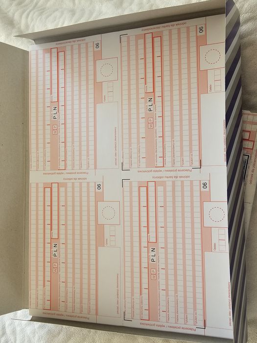 Druki "Polecenie przelewu/wpłata" 2x100 szt