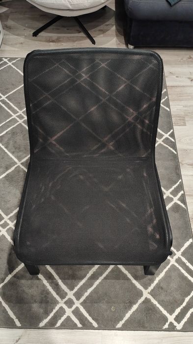 Fotel czarny IKEA Nolmyra 2 sztuki