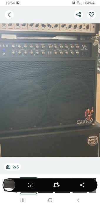 Carvin V3 100w vavulas el35