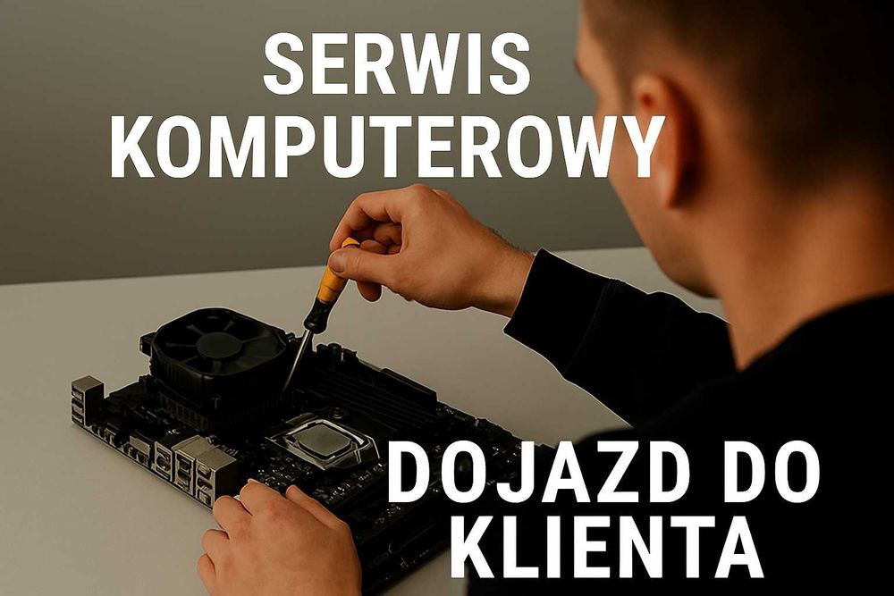 Serwis i Naprawa Laptopów, Komputerów z DOJAZDEM do Klienta