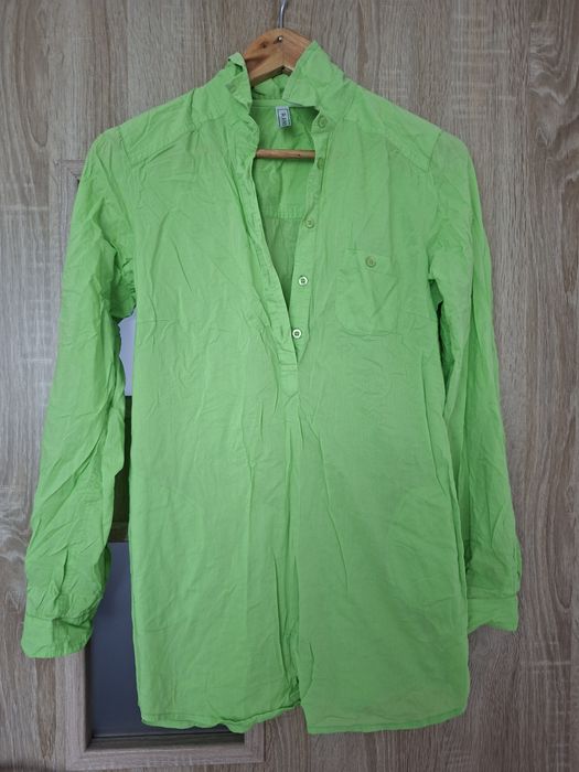 Zielona koszula damska