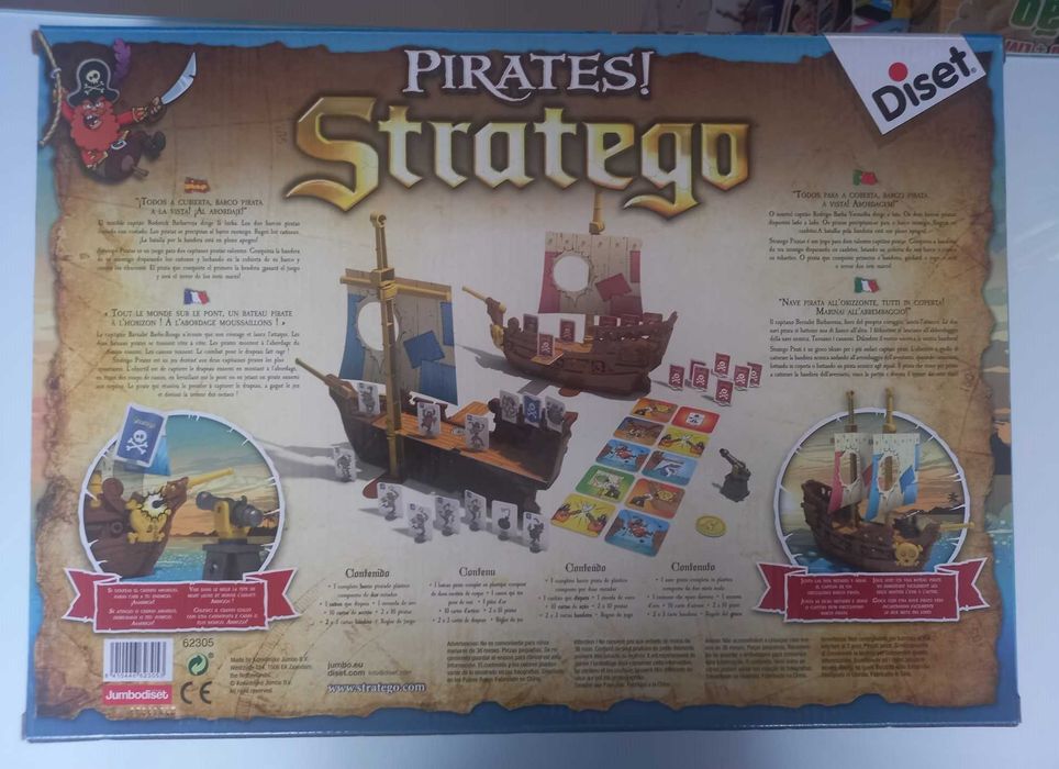 Jogo de tabuleiro Pirates Stratego | Diset | 5 aos 99 anos