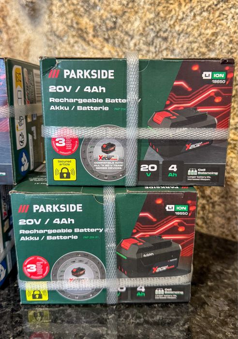 Bateria Parkside 20v/4Ah - Novo modelo