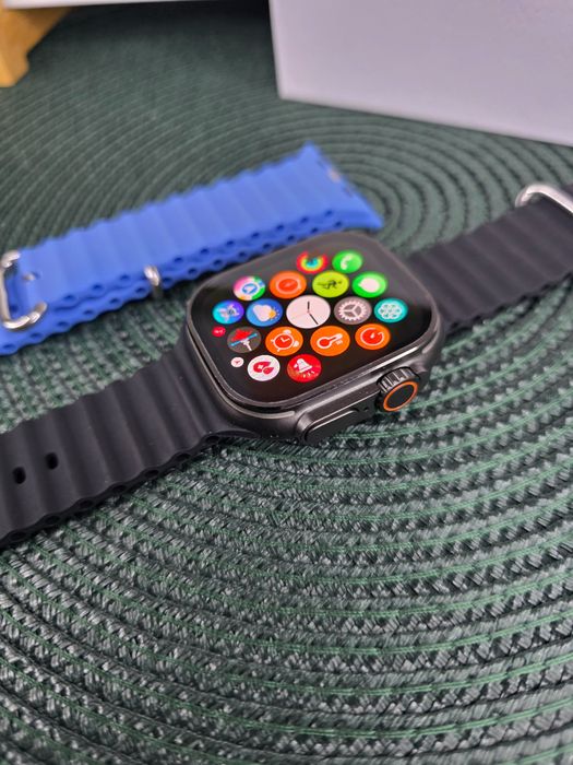 Smartwatch HK Ultra3 – NOWOŚĆ 2025, AMOLED 2,12” • 2 paski • NOWY