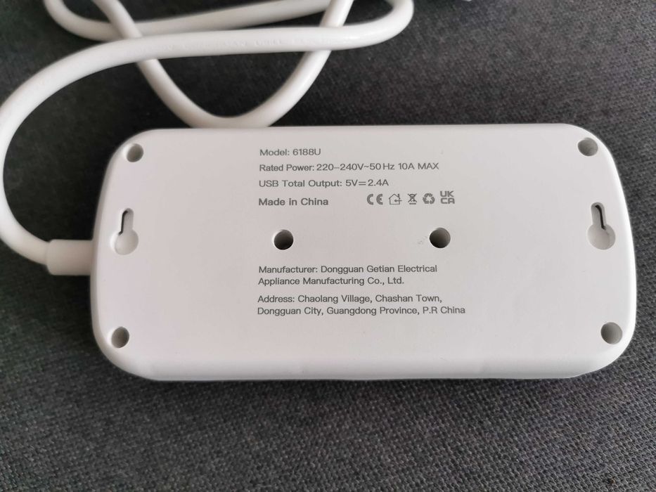 Listwa zasilająca 7 w 1 nowa z usb