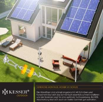 Żagiel przeciwsłoneczny 3x4 m KESSER