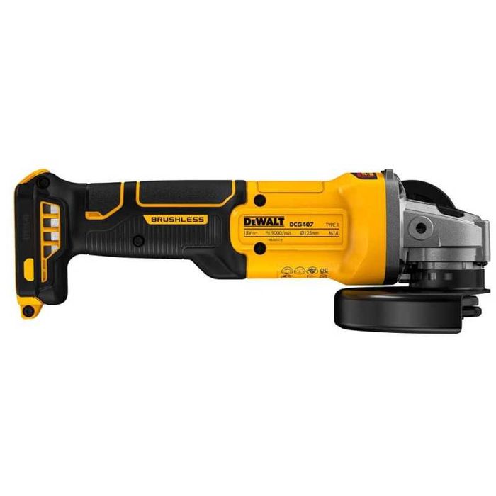 болгарка акумуляторна безщіткова 1.0кВт DeWALT DCG407